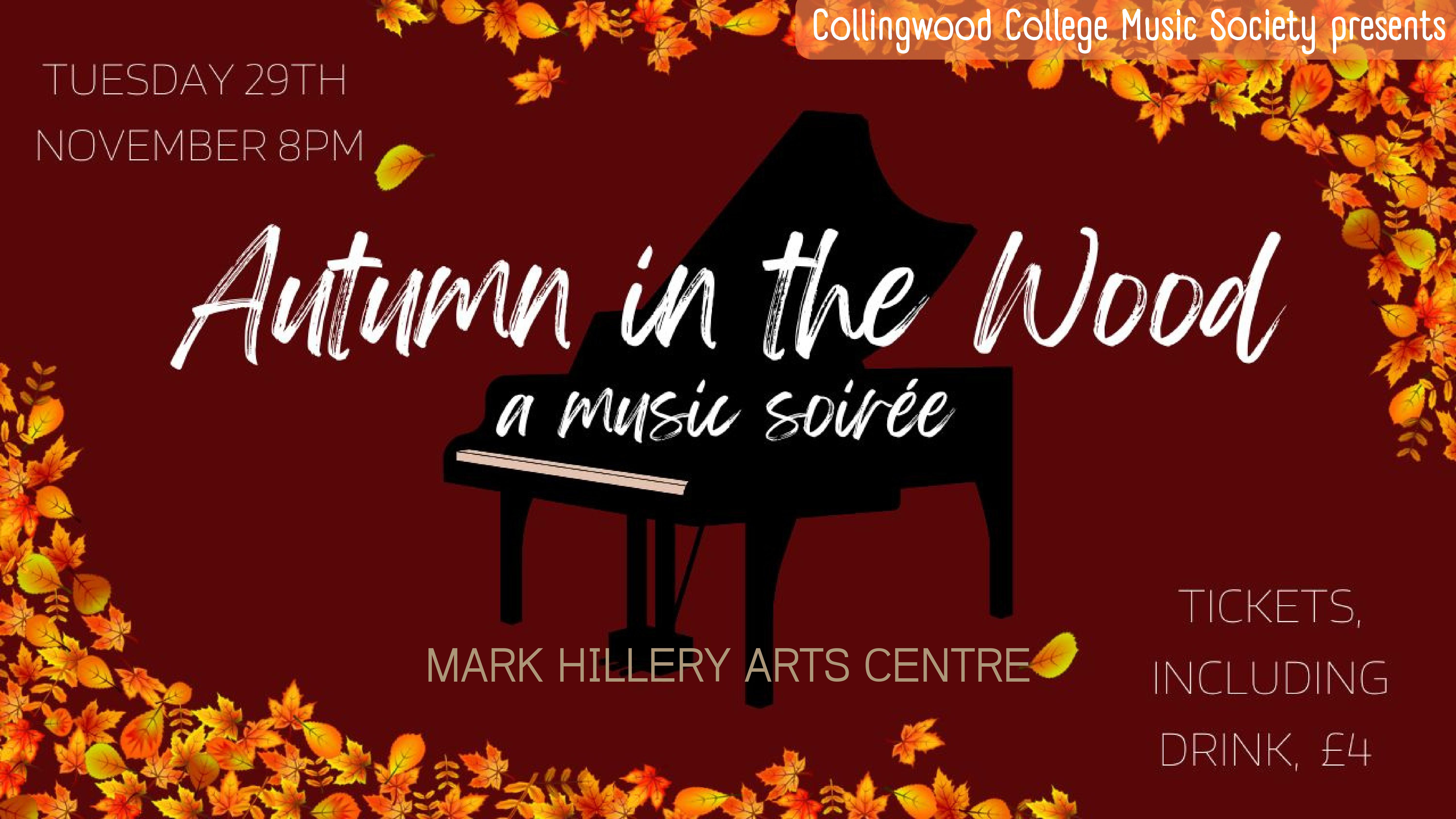 Collingwood Music Society - "Autumn in the Wood" Soirée
