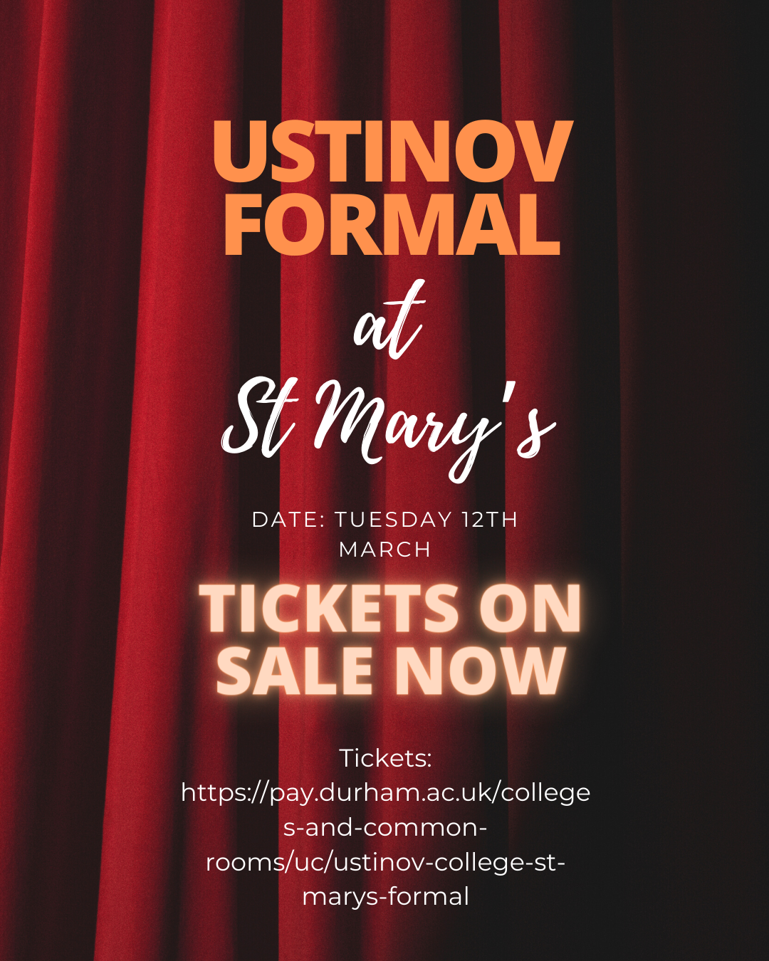 Ustinov College - St Mary's Formal
