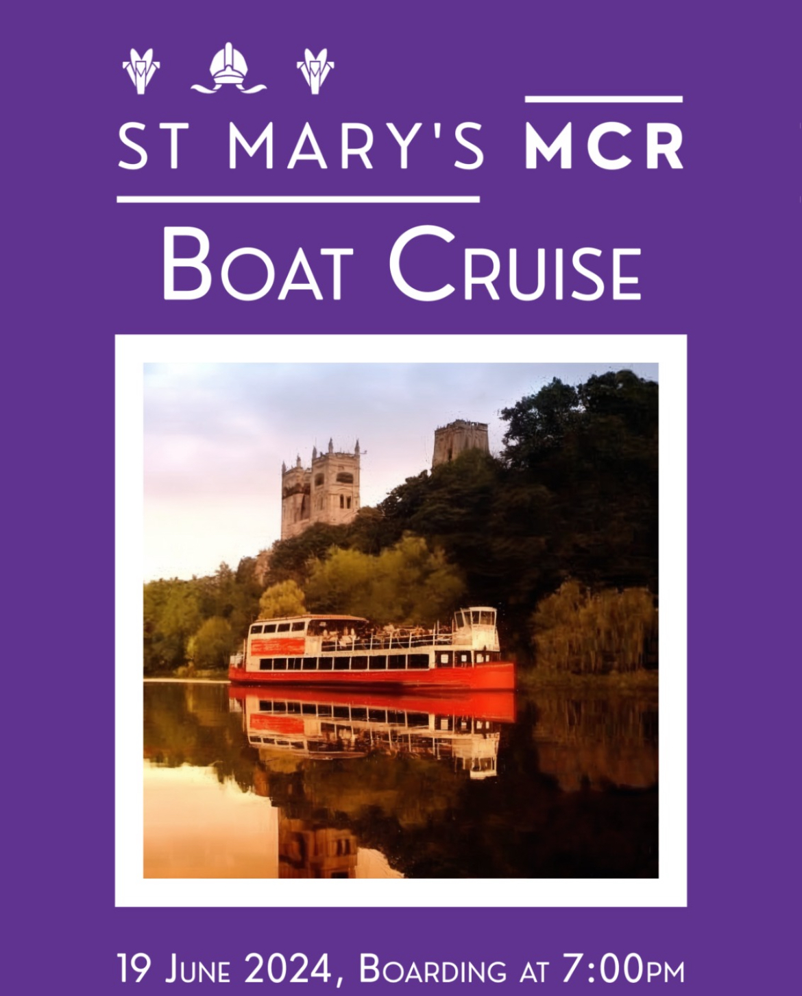 MCR Boat Party Wednesday 19th June 2024