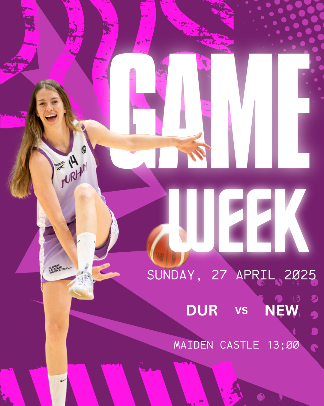 Durham Palatinates Super League Basketball vs Newcastle Eagles