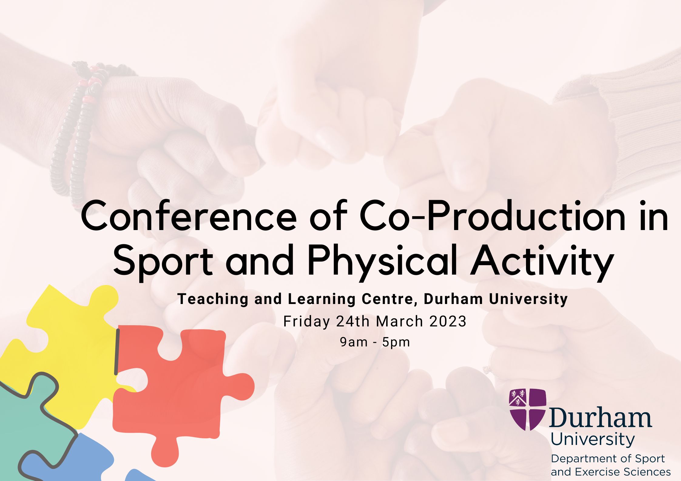Conference of co-production in sport and physical activity