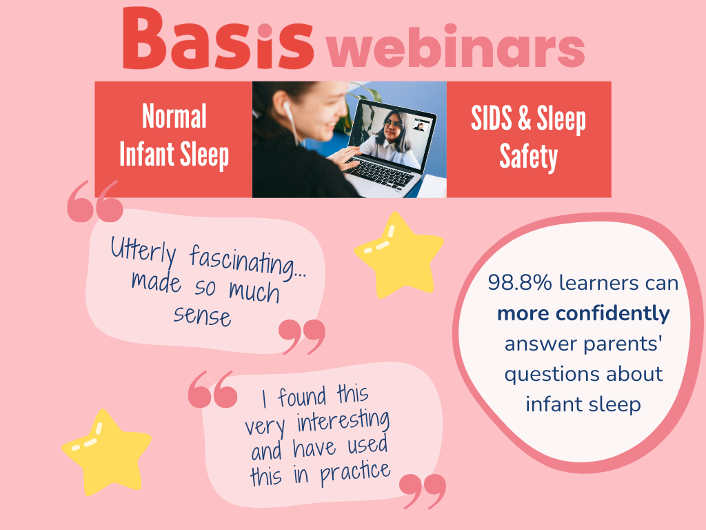 Baby Sleep Info Source (Basis) Infant Sleep Webinars 2024