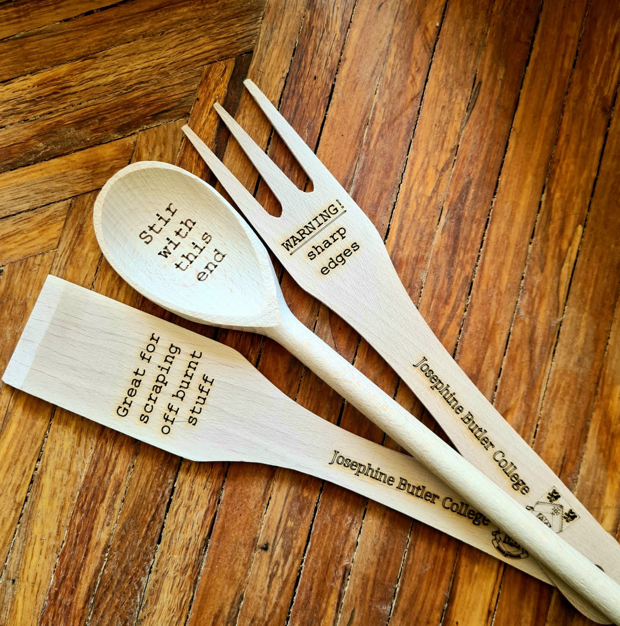 Josephine Butler College kitchen utensils, set of 3