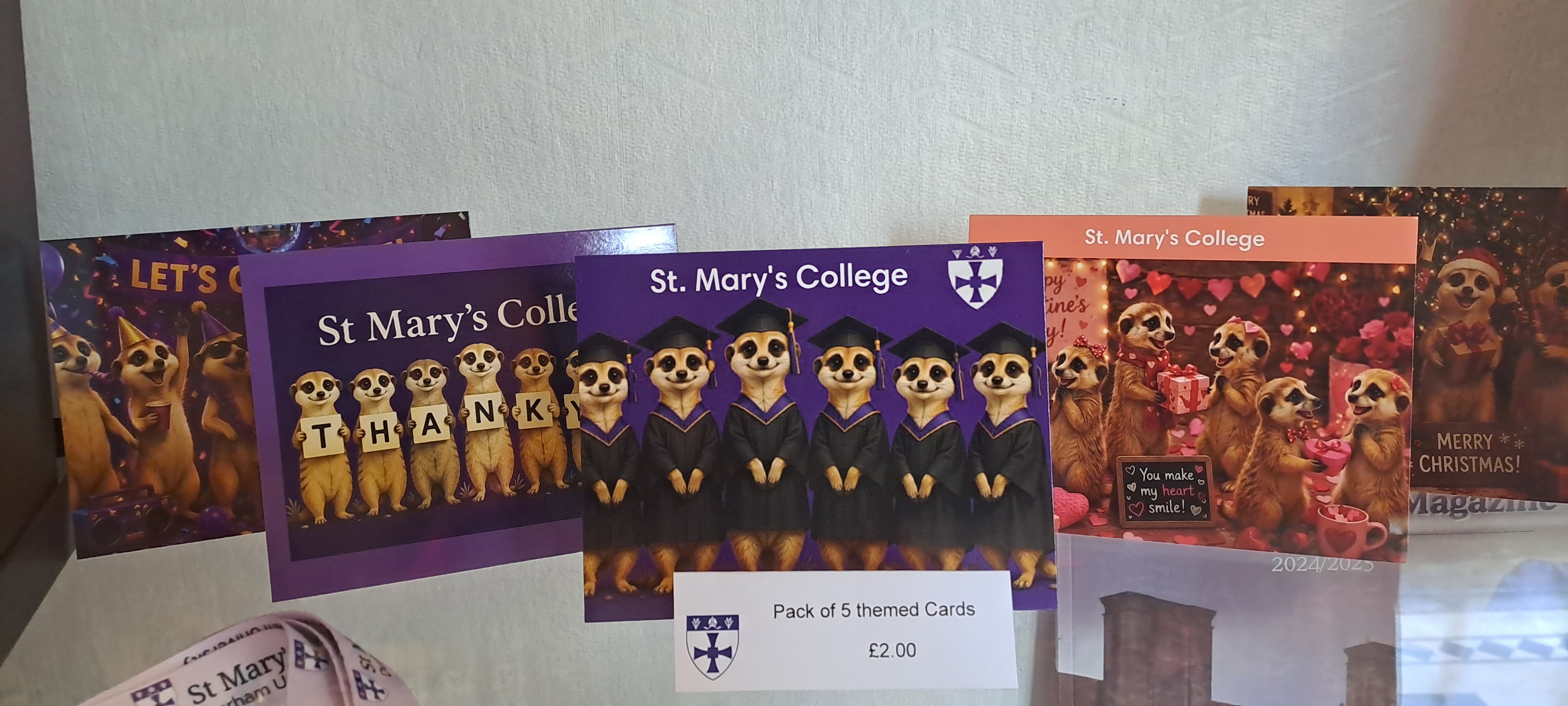 St Mary's themed cards - pack of 5